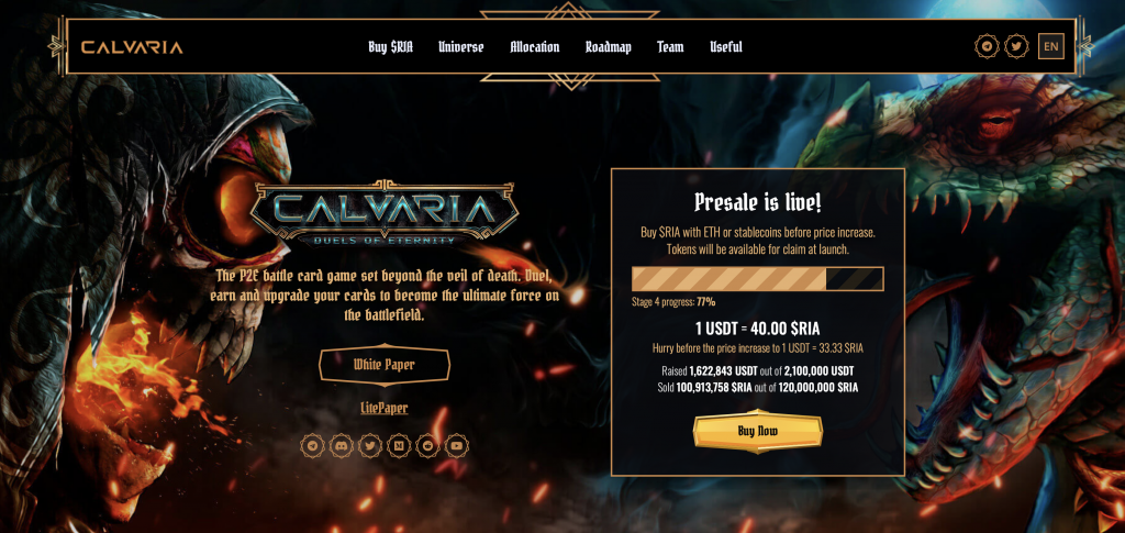 Calvary Presale