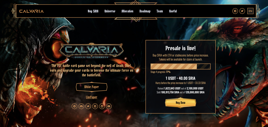 Calvaria Presale