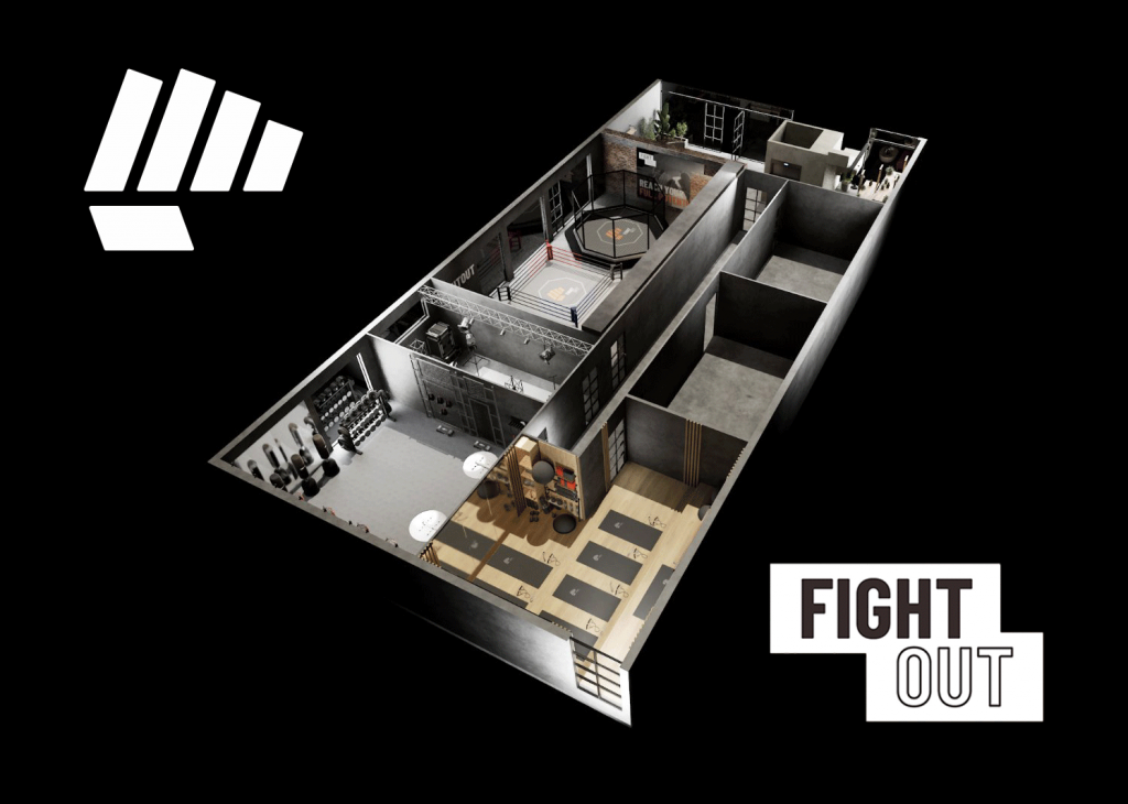 Play-to-Earn-Fight-Out-stellt-Konzept-der-futuristischen-Hightech-Fitnesscenter-vor