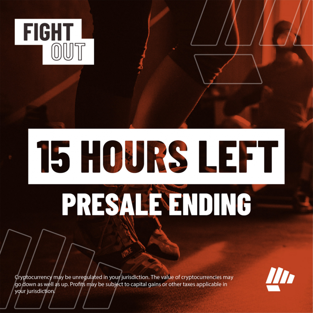 Vorverkauf von Fight Out endet heute und in 5 Tagen Listung nach 6,1 Mio. $ Letzte Chance auf 67 % Bonus