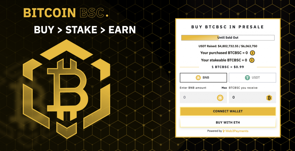 Bitcoin BSC presale 