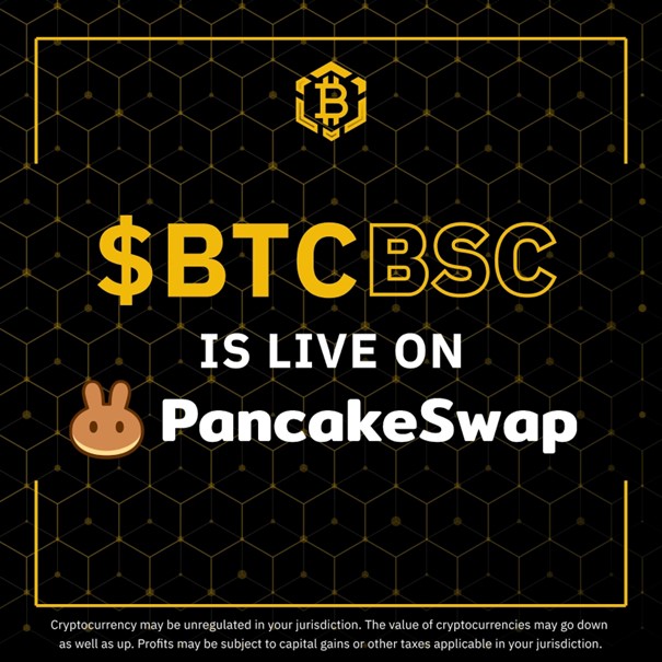 Bitcoin BSc PancakeSwap