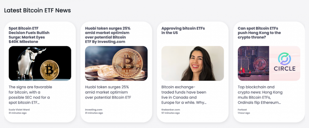 Bitcoin ETF News