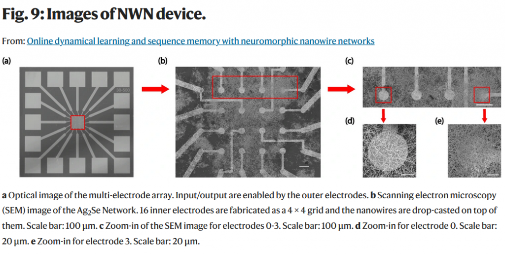 Silber-Nanodraehte und neuromorphe Netzwerke