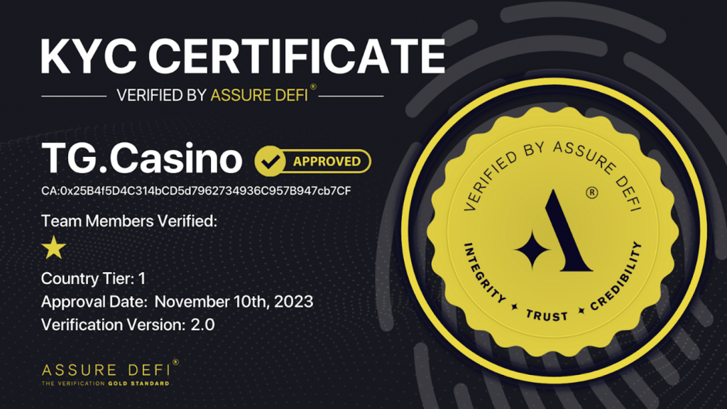 TG-Casino-KYC-Zertifikat