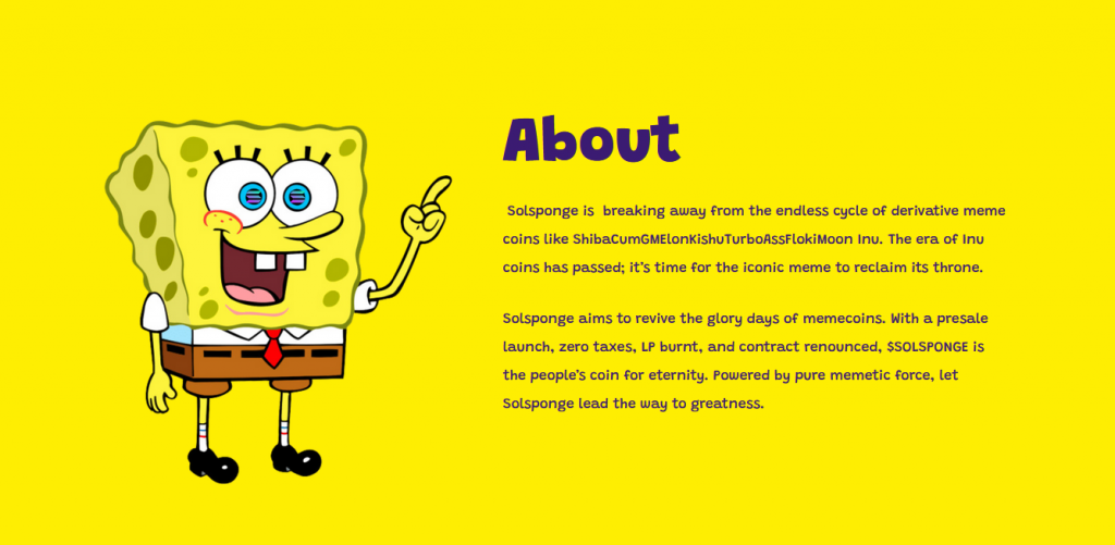 Solsponge Website