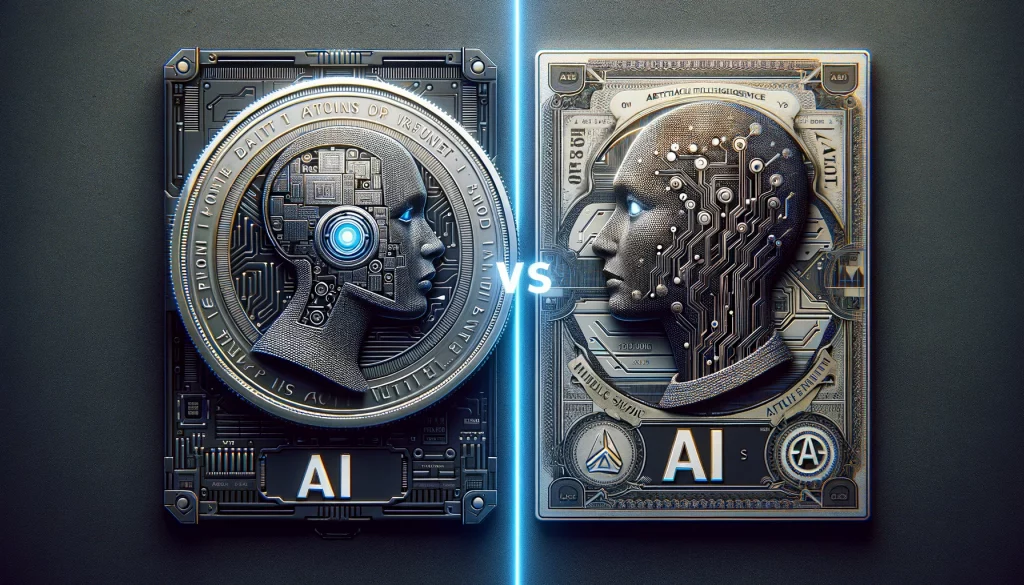 Unterschied zwischen AI Aktien und AI Coins