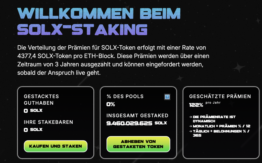 Staking Dashboard