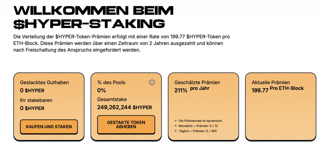 Hyper Staking