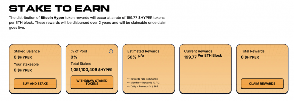 Staking HYPER